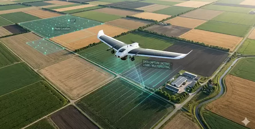 Drone Aviation Consultancy Aerial Mapping & Surveying drone in Kerala and UAE